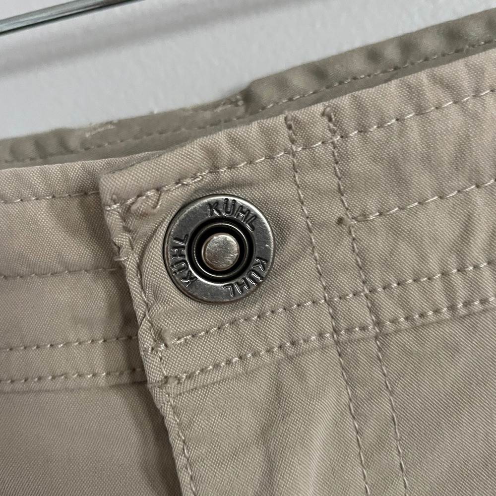 Kuhl Splash Roll-Up Pants Womens 8 Reg‎ Tan Hiking Utility Gorpcore - Picture 11 of 14